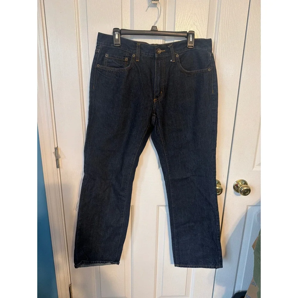 Sonoma Life Style Men's Dark Wash Straight Leg Jeans‎ Waist 33 Length 30